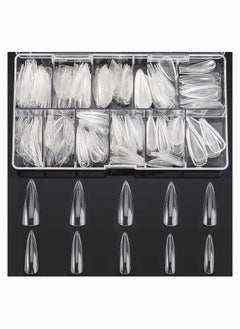 Clear Acrylic Nail Tips Full Cover Fake Nails
