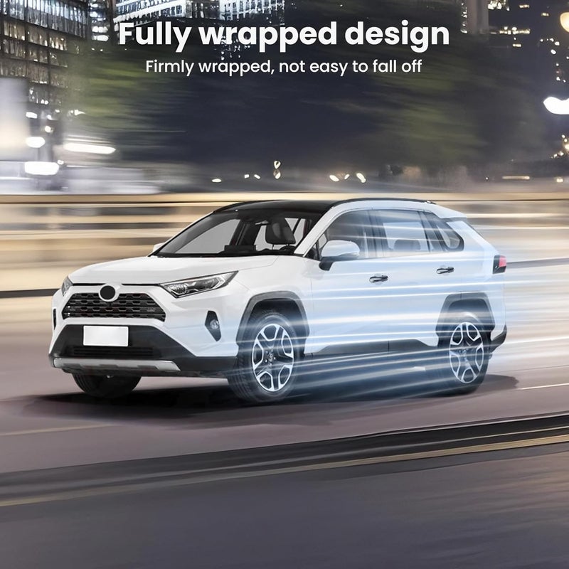 Drytuns Car Door Handle Cover for Toyota RAV4 2020-2025, 4pcs Door Handle Protector for Highlander 2022-2025 Wildlander 2020-2025 Crown 2021-2025 (Gloss Black) - Image 3