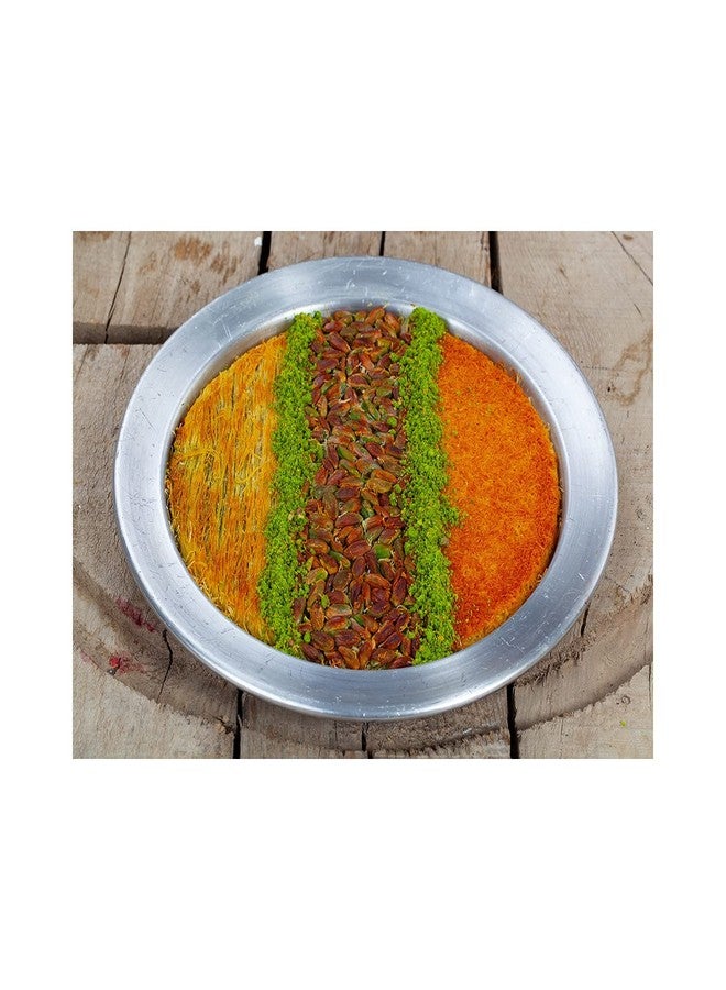 DLK - 2 x 13inch Aluminum Kunefe Tray, Kunafa Plate Set, Kunefe Pan Set of 2 for Sweet,Kunafeh or Kadaifi - Image 5