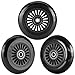 AOWESM Easy Roller Replacement Wheels wBearings ABEC9 for Ez Rollers Classic Drifter Junior New Twist On A Classic Scooters Set of 3 Black - Image 2