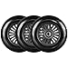 AOWESM Easy Roller Replacement Wheels wBearings ABEC9 for Ez Rollers Classic Drifter Junior New Twist On A Classic Scooters Set of 3 Black - Image 3