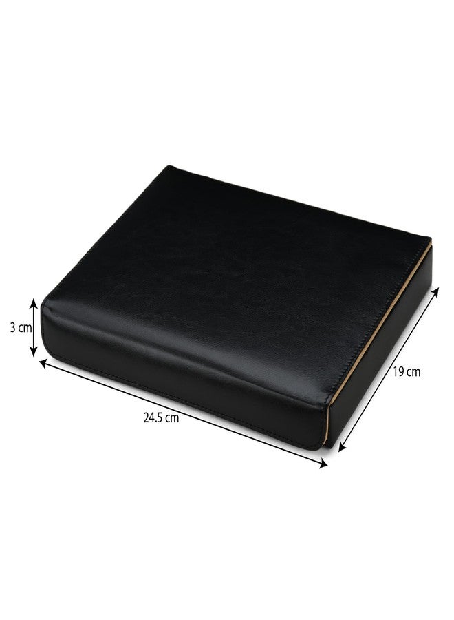 THE CASE PU Leather Pen Storage Box for 10 Slots, Colour Black - Image 3