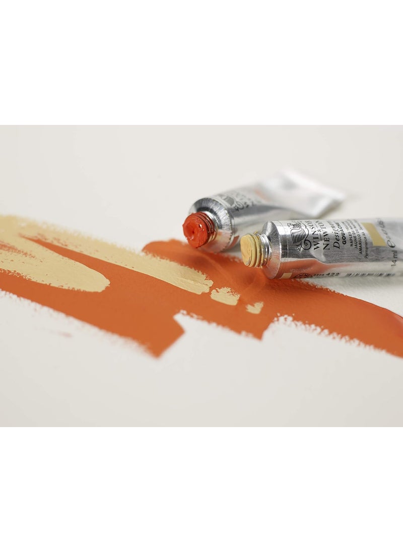 WINSOR & NEWTON Winsor & Newton Designers Gouache 14 ML - Ivory Black (331), Finely Pigmented, Vibrant, Vivid & Opaque Matt Colours, Ideal for Designer's, Illustrators & Commercial Artist - More Colours Available  - Image 5