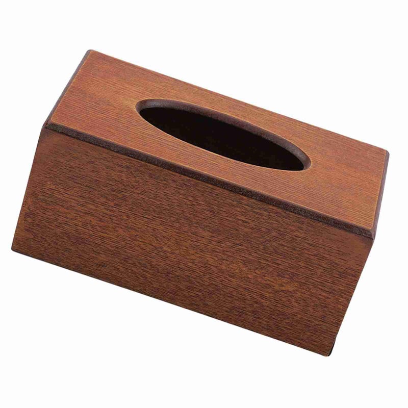 Black Wood Tissue Box Holder Drawer Type for Living Room Bedroom Home Decor - Image 4