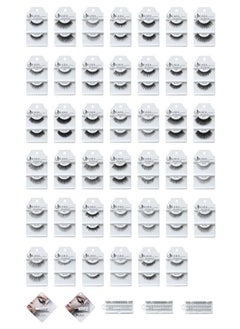 Human Hair Eyelashes - 42 (Pack of 12)