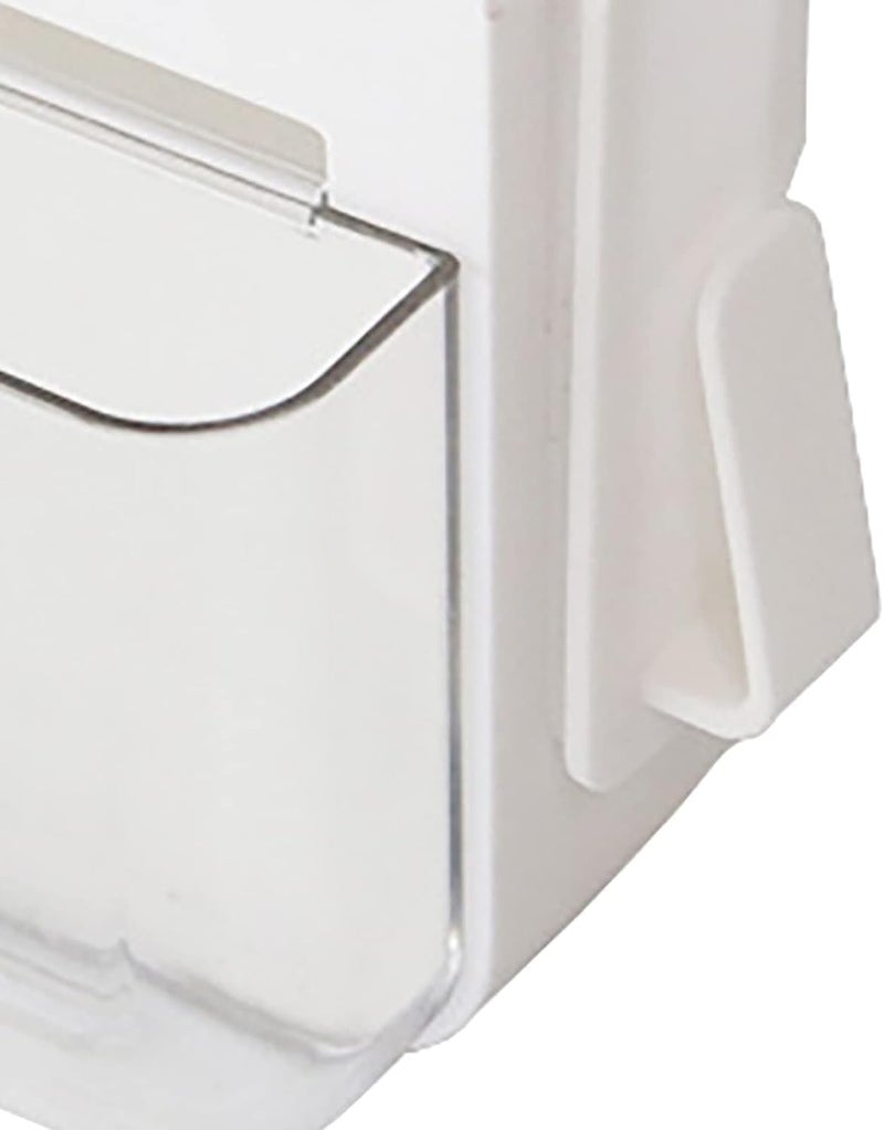 Stavae Stavae Wall Mounted Storage Box Multifunctional Hook for Key for Hotels Mobile Tablet Book Remote Control Multifunctional Space Saving Stickable Side Detachable Transparent - Image 5