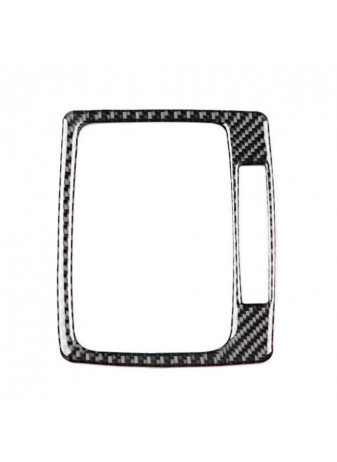 Suuonee Suuonee Gear Shift Panel Cover, Left Hand Drive Carbon Fiber Gear Shift Panel Trim Fit for Mercedes-Benz W204 C Class 2007-2013  - Image 4