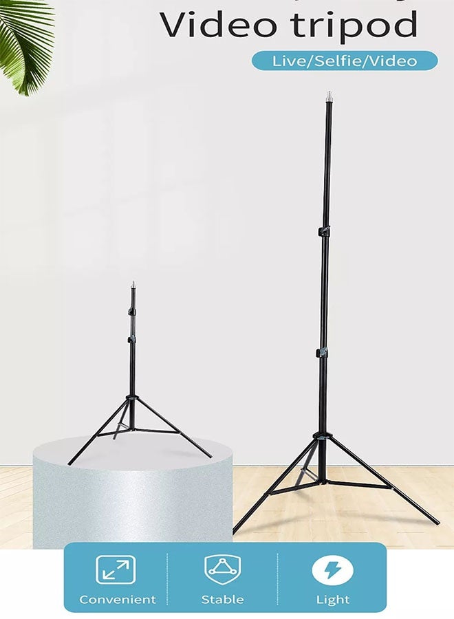 Jmary MT-75 Light Tripod Stand for Softbox Ring Lights and Mobile Phones - Image 2