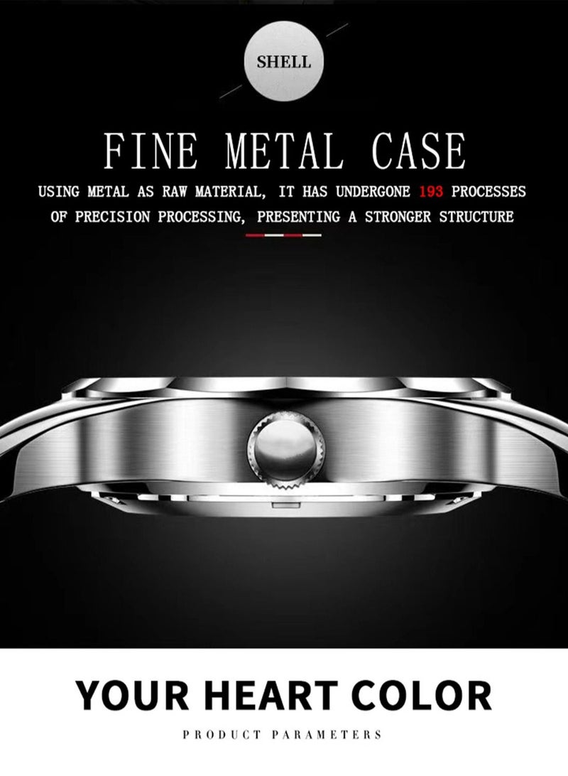 Men's Watch Waterproof Tungsten steel Calendar Quartz Watch