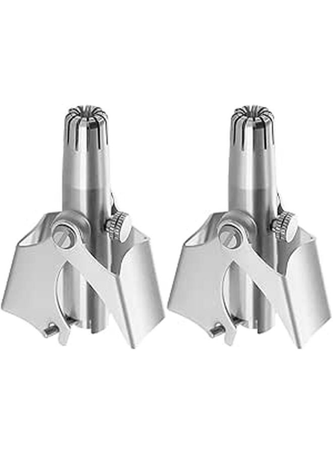 Manual Nasal Hair Trimmer For Men Portable Nose Hair Removal Tool 2 Pcs Set - Image 1
