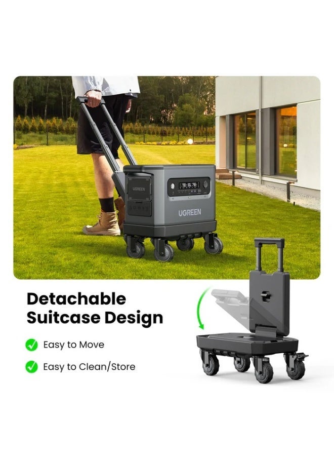 UGREEN Portable Power Station LiFePO4 Battery Solar Generator | 2300W 2048Wh - Image 4