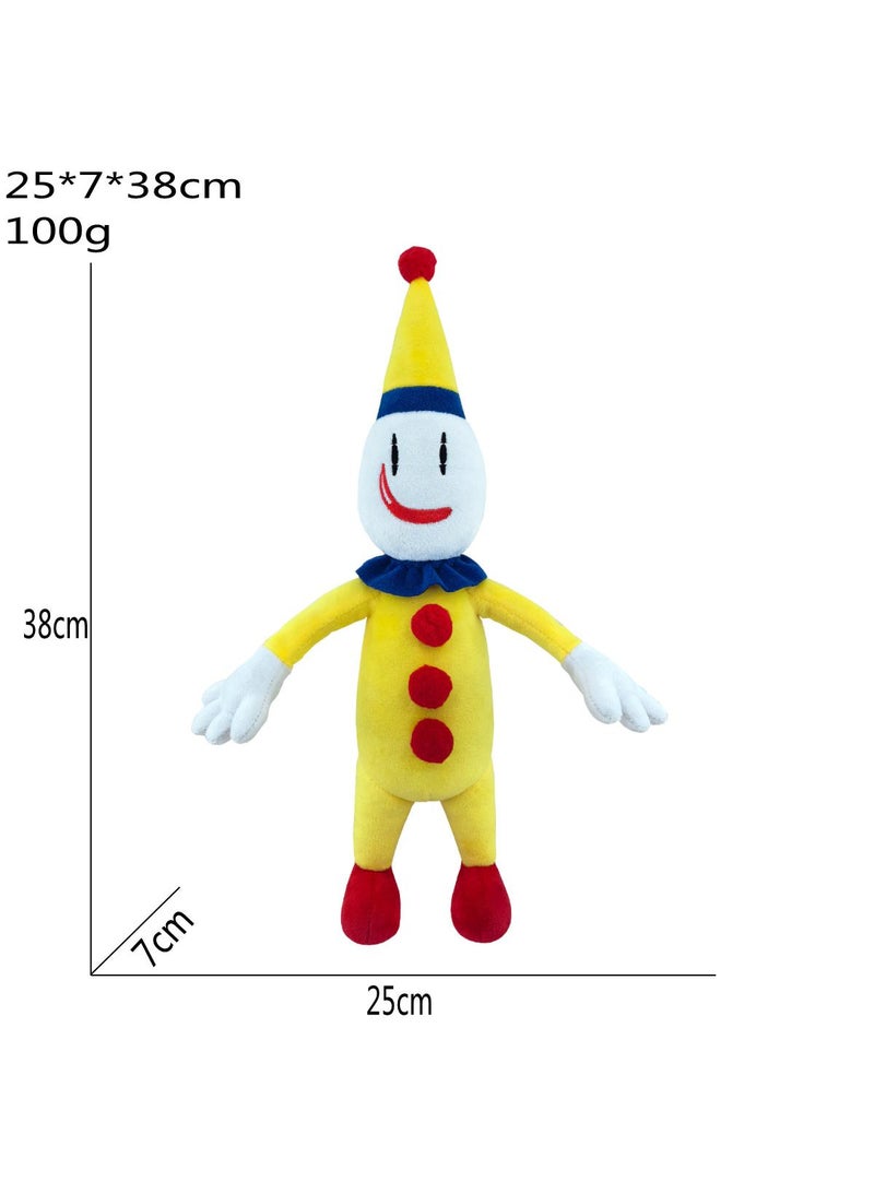 1 Pcs The Amazing Digital Circus Plush Toy Yellow Clown 38Cm - Image 1
