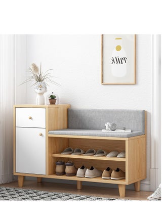Shoe Cabinet Shoe Cabinet With Shoe-changing Stool Home Door Entry Porch Cabinet Door Can Sit-type Integrated Storage for Closet Hallway (Size : 90x32x67cm) - pzsku/Z5AFDEDAB14ABEADCF62DZ/45/_/1729583081/ce77cb83-937c-4db4-93b3-c6ea5b9c8752