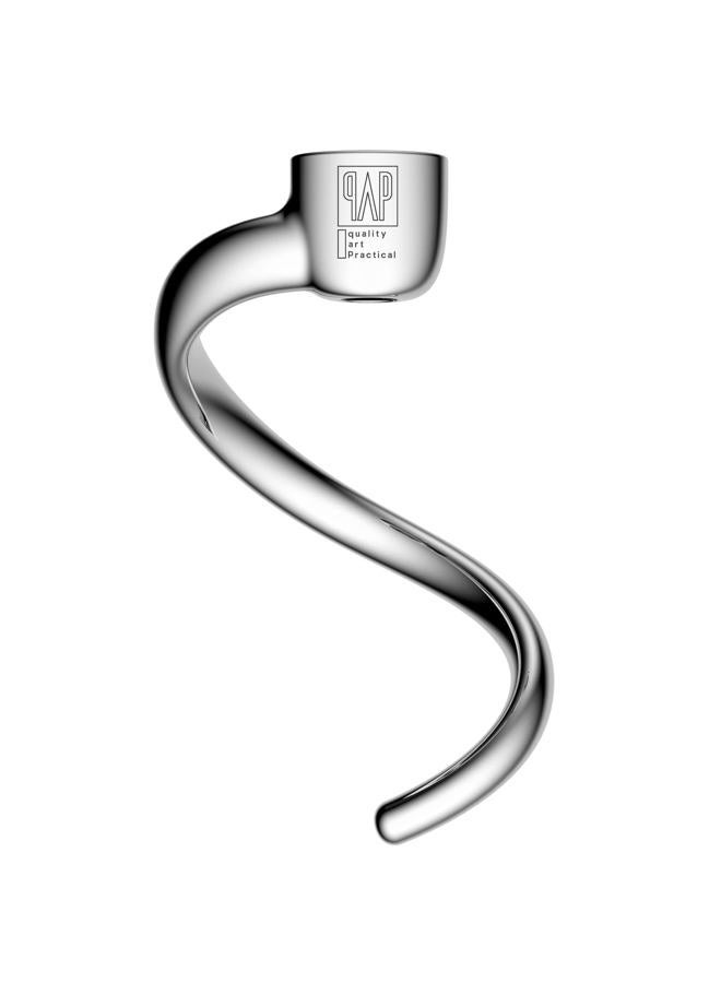 qAp quality art Practical Stainless Steel Spiral Dough Hook Replacement for KitchenAid 4.5QT & 5QT Bowl Tilt-Head Stand Mixers, Rustproof & Easy Clean, Efficient Kneading for Bread, Pizza, Pasta, Cookies - Image 1