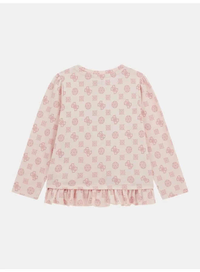 GUESS Kids Slogan Crew neck T-Shirt