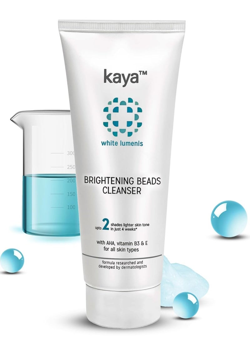 كايا منظف الخرز المشرق من كايا كلينك مع حمض ألفا هيدروكسي نياسيناميد وفيتامين هـ يوميًا 100 مل - Image 1