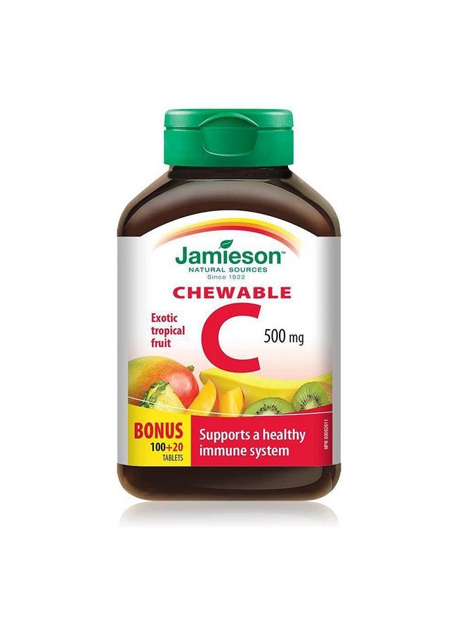 Jamieson Vitamin C Tropical Fruit 500mg 120 Tablets - Image 1