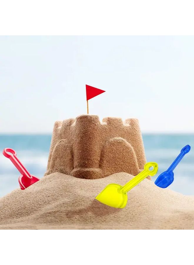 24 Pcs Plastic Sand Shovels 5 Color Assortment For Beach Pool Party Sandcastle - Image 4