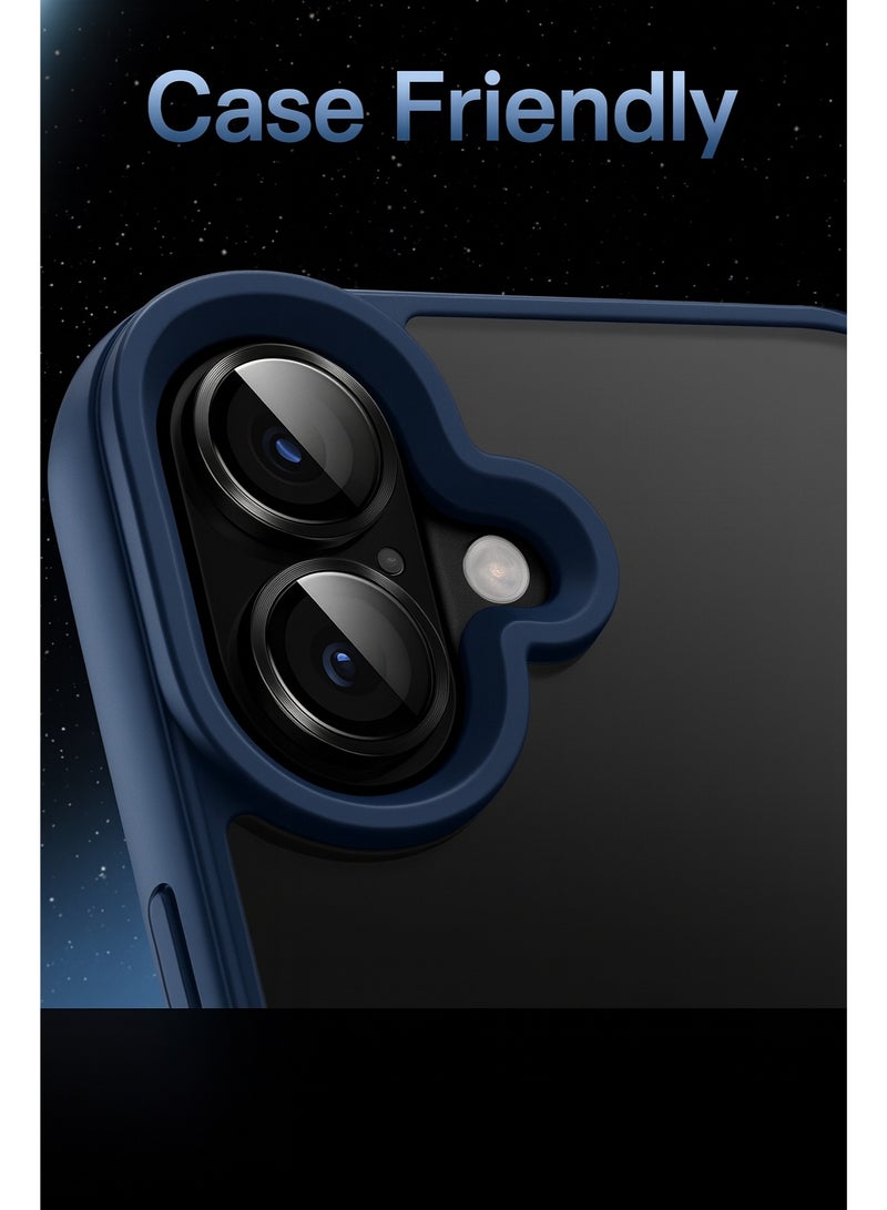 اسكرينة حماية الكاميرا لآيفون 17 – عدسات سوداء أنيقة تعزز من فخامة هاتفك مع حماية كاملة من الخدوش والصدمات اليومية. - Image 3