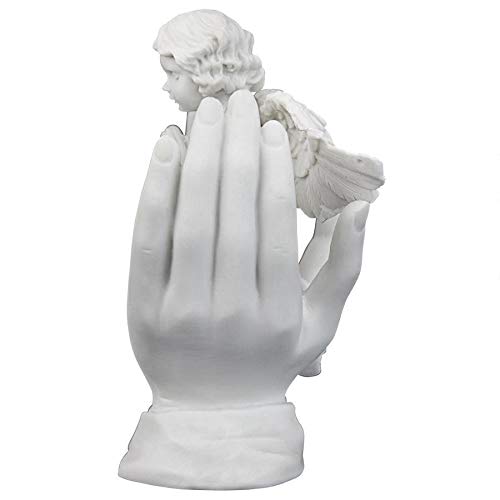 Design Toscano Prayers of an Angel Bonded Marble Statue - Image 3