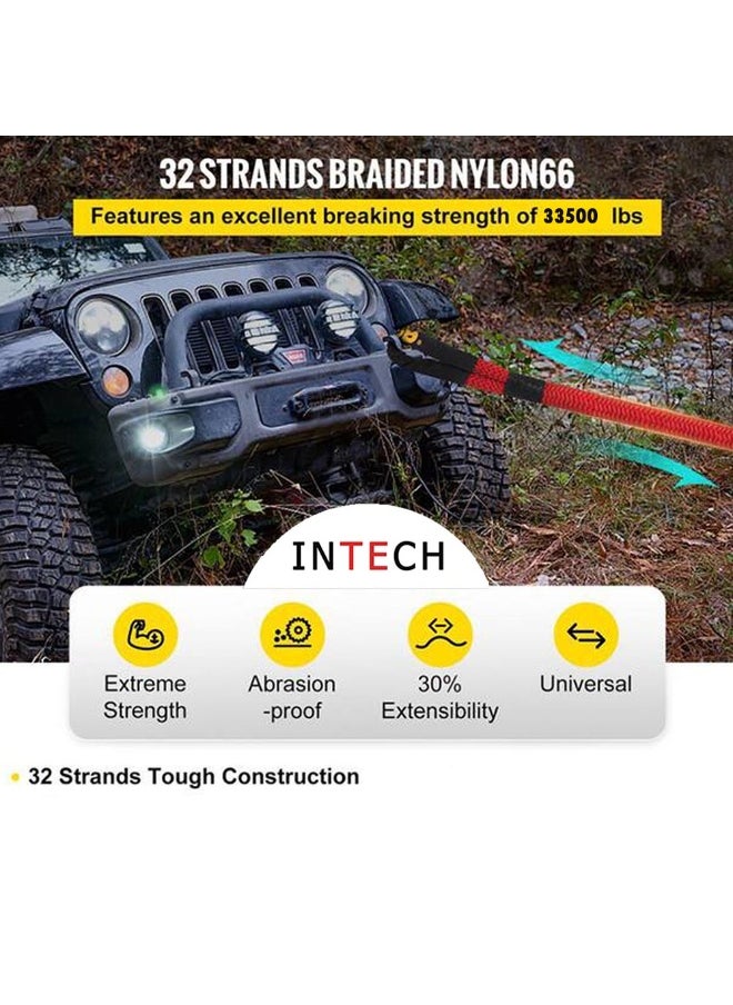 Generic Recovery Rope Nylon Tow Rope Rescue Elastic Outdoor Off-Road Car Round Tow Truck (Colour : 01, Size : 9mX29mm) ATV , SUV , UTV  - Image 3