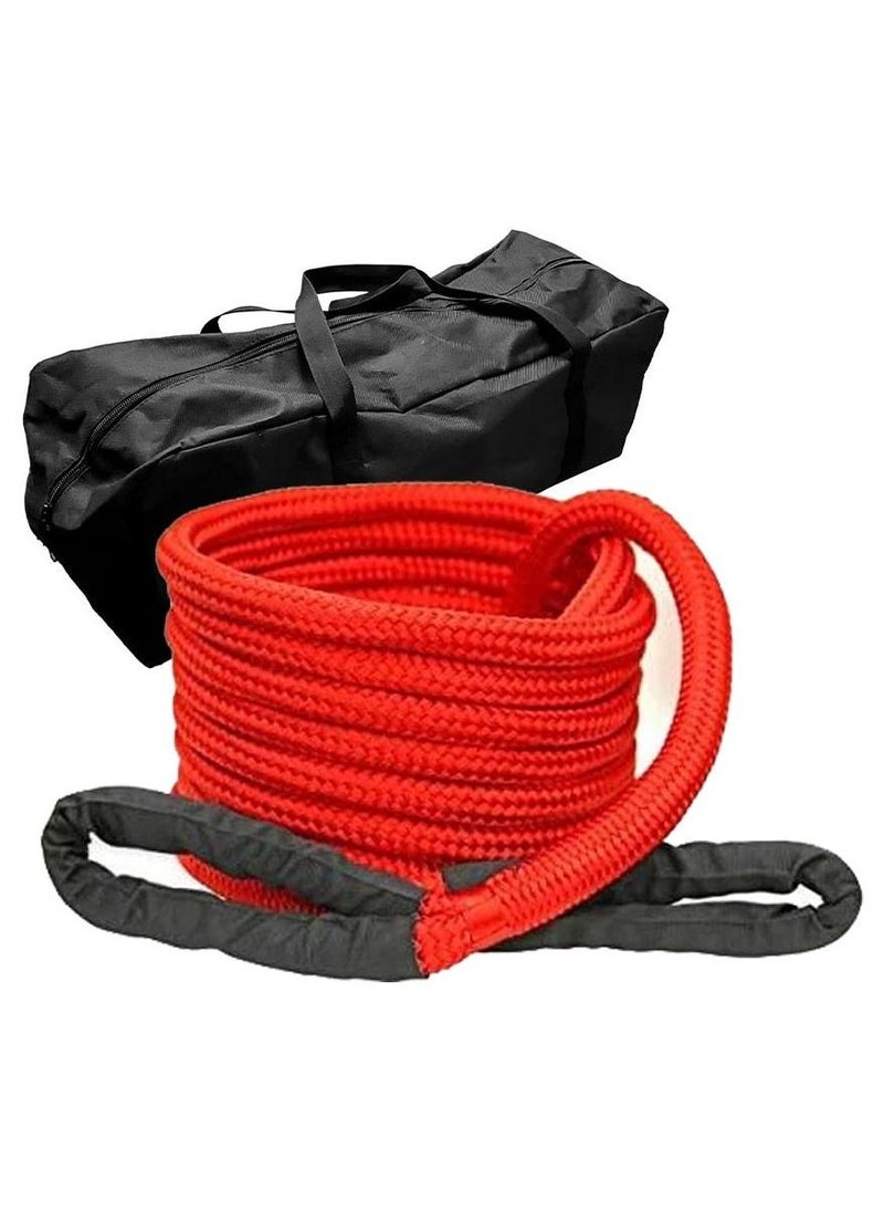 Recovery Rope Nylon Tow Rope(Colour : Red,Size : 9mX29mm)  Rescue Elastic Outdoor Off-Road Car Round Tow Truck , ATV , SUV , UTV - Image 1