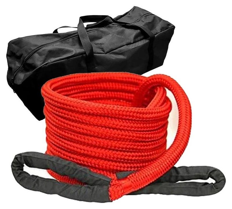 Recovery Rope Nylon Tow Rope(Colour : Red,Size : 9mX29mm)  Rescue Elastic Outdoor Off-Road Car Round Tow Truck , ATV , SUV , UTV - Image 1