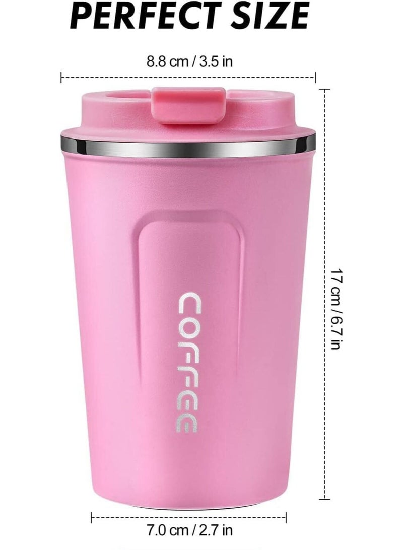 Stainless Steel Vacuum Thermos Mug Pink - Image 2