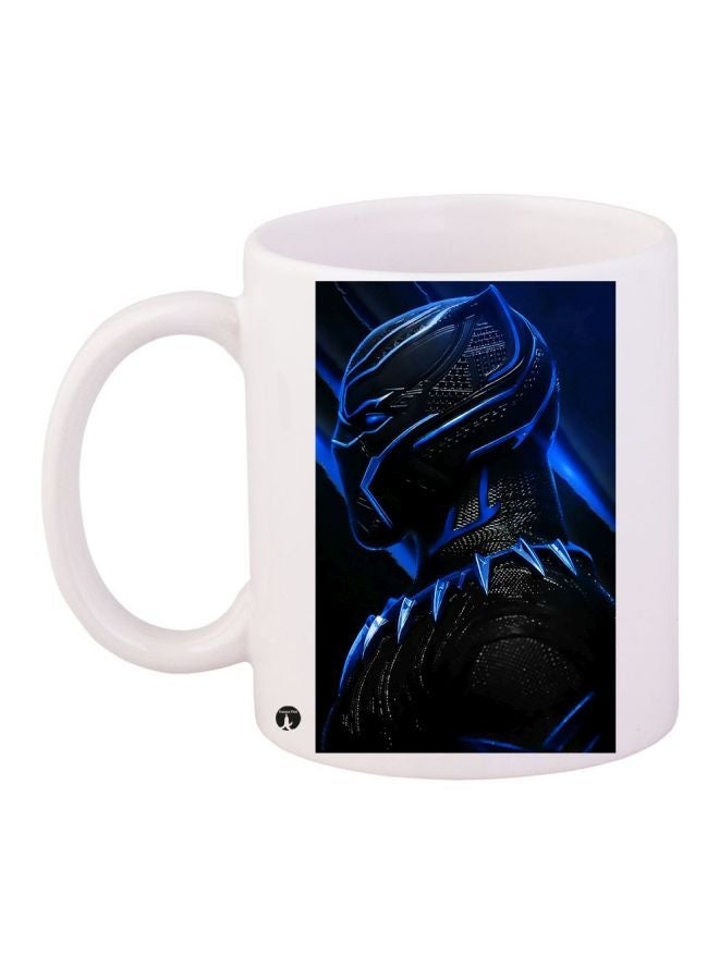 RYN Superhero Printed Coffee Mug White/Black/Blue 11ounce