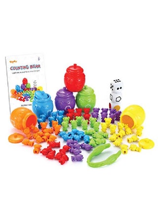 Playact Counting Sorting Bears Toy Set With Matching Sorting Cups Toddler Game For Preschool Learning Color Recognition Stem Educational Toy72 Bears Fine Motor Tool Dice And Activity Book - pzsku/Z5AFEB4AD224FEC883253Z/45/_/1652724407/a398cf81-3d55-48cf-a27a-3d8e82209ad3