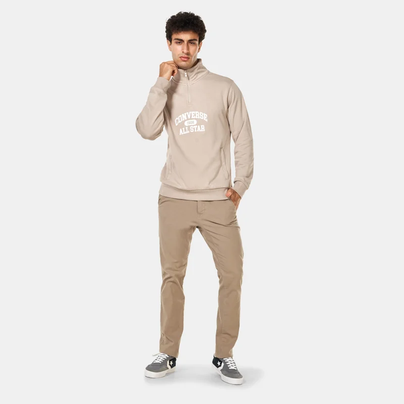 CONVERSE Men's Retro 1/4-Zip Sweatshirt