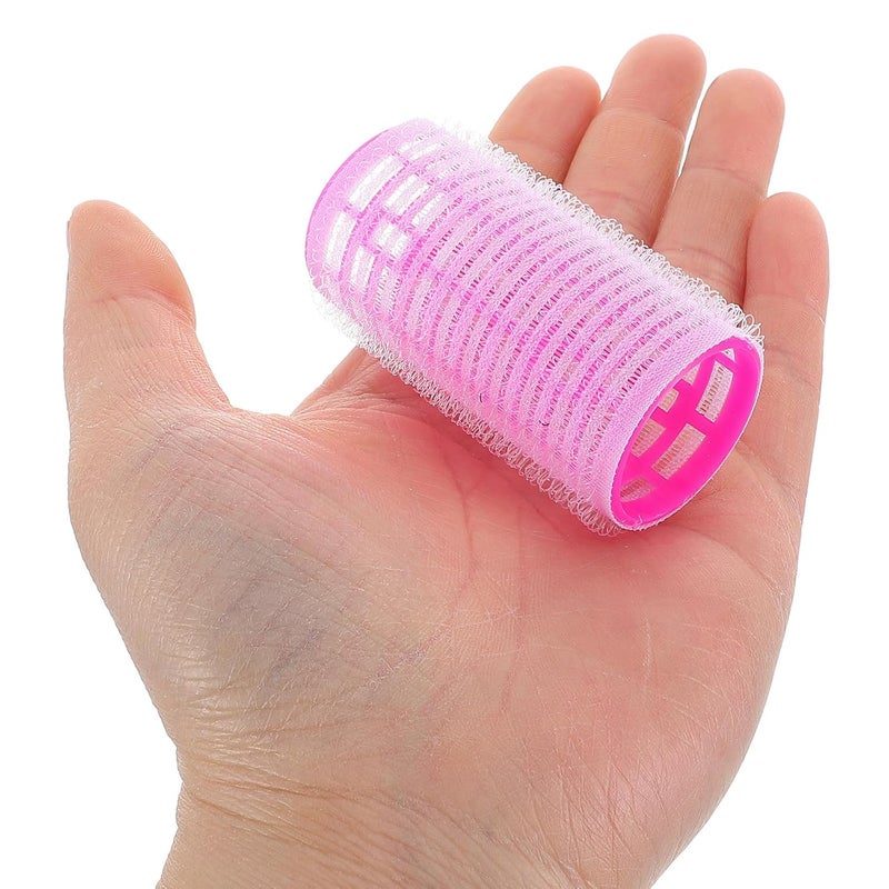 18pcs Plastic Hair Curlers and Jaw Clips Set Self-adhesive Rollers for Long and Short Hair Styling for Women and Bangs - Image 4