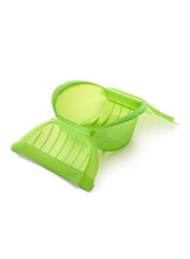 Lekue Deep Microwave Steam Cooker -Green - Image 3