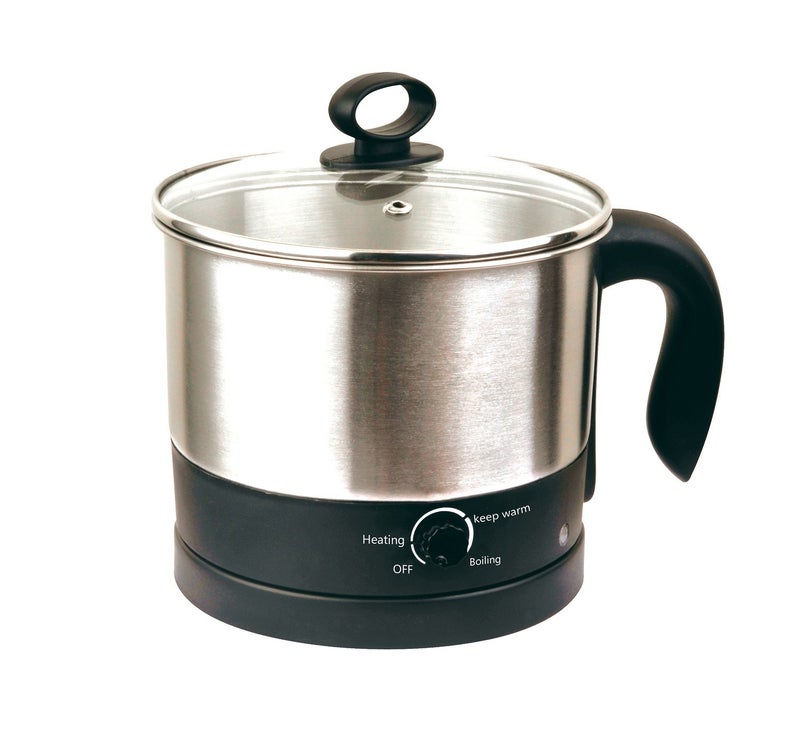 UNIWARE 70019 Uniware 1.2 Liter Stainless Steel 304 Electric Cooker With Rotating Base - Image 1