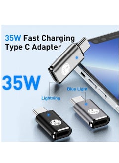 Arabest iPhone 15/15 Pro Max USB C to Lightning Adapter 3Pack 35W Lightning Female to USB C Male Adaptor Fast Charging lightning to USBC Charger Converter for iPhone 15/15 Plus/15 Pro Max with Blue Light  - Image 2