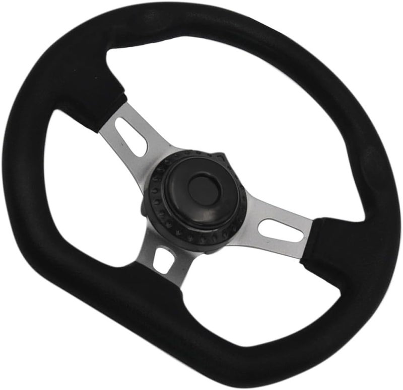 Veemoon -road Racing Steering Wheel 270mm Pu Foam Modified Racing Steering Wheel for Go-kart and Car Interior Accessories - Image 1