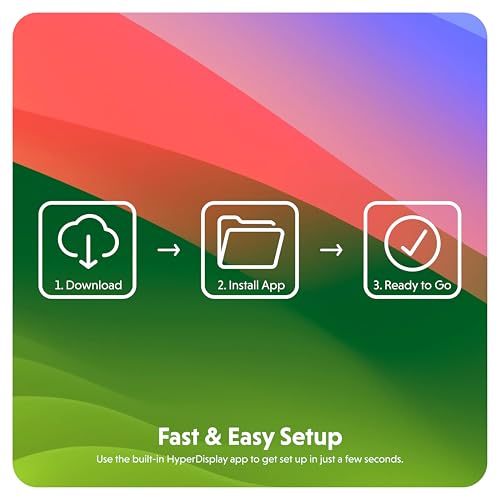 HyperDrive 4K Dual HDMI USB C Hub M1 MacBook 10in1: Dual 4K HDMI, Gigabit Ethernet, USB-A, USB-C, USB-C 100W Power Delivery, MicroSD/SD, Headphone Jack for MacBook Pro/Air(M1), Windows PC, Chromebook - Image 5