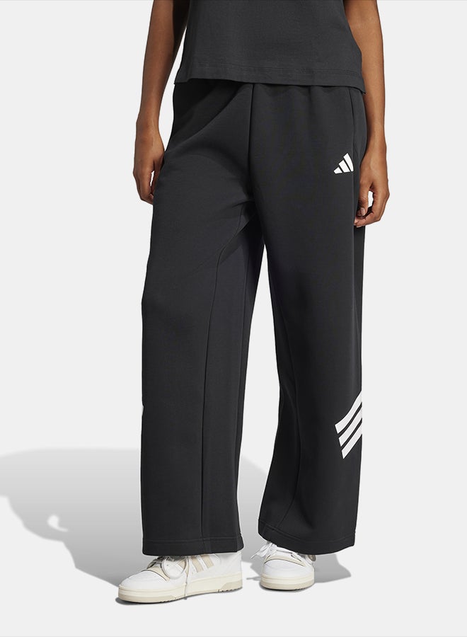 Adidas Future Icons 3-Stripes Open-Hem Tracksuit Bottoms - Image 1