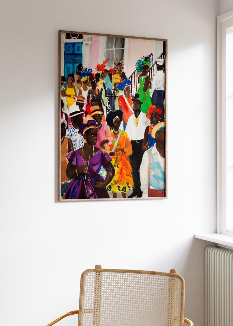 TNESSENTIAL Notting Hill Carnival Art Print, Black British Caribbean Celebration - Image 2