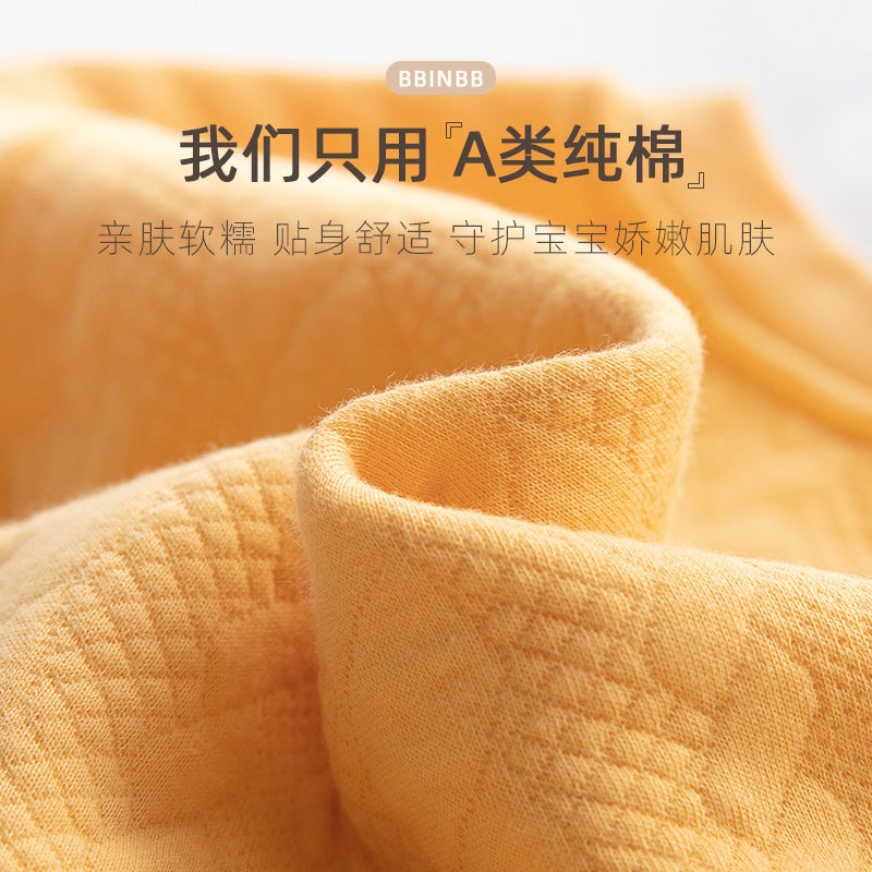 Baby'S Underwear Suit Warm Cotton Women'S Children'S Autumn Clothes Autumn Trousers Men'S And Infants' Split Cotton Clothes Spring Autumn Winter Clothes - Image 3