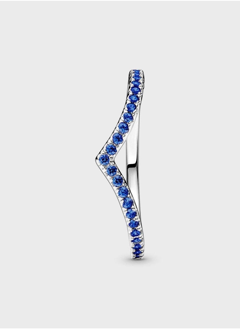 PANDORA Pandora Timeless Wish Sparkling Blue Ring  - Image 3