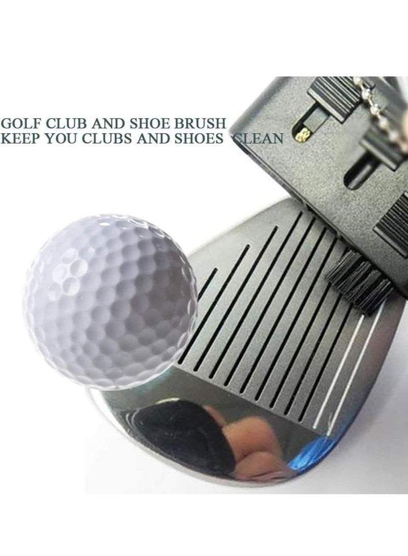 Oasisgalore 3 Pack Black Retractable Golf Club Brush, 3-in-1 Groove Cleaner with  Nylon Bristles.  - Image 5