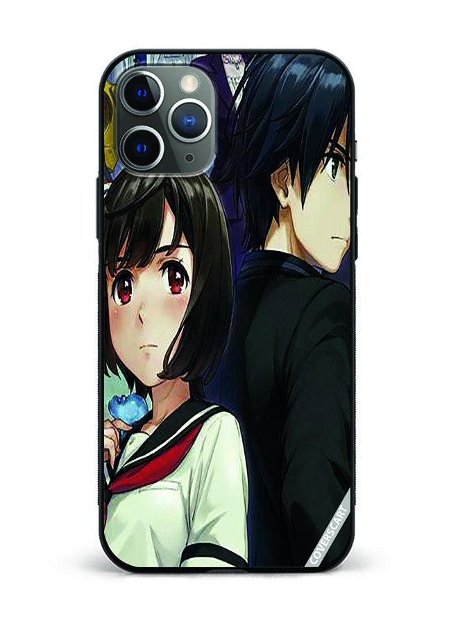 COVERSCART Protective Case Cover For Apple iPhone 11 Pro Max Boy And Girl Anime Design Multicolour