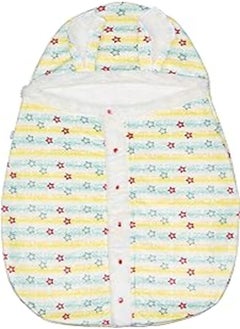 Generic Baby Shoora Fur Baby Port Printed Stars For Unisex-Yellow 