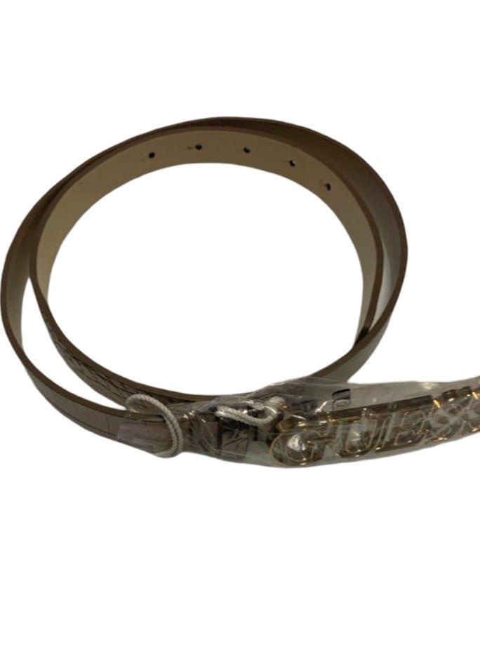 GUESS Logo Detailed Allocated Hole  Belt - Image 3