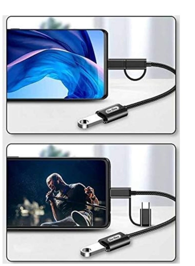 GO-DES GD-CT033 Convertor from USB To Type-C and Micro - Image 3