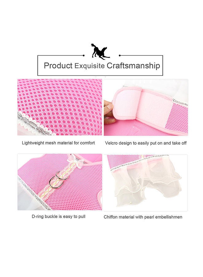 NIBEMINENT Tutu Skirt For Pet Pink/White 21x1.50x20centimeter - Image 3