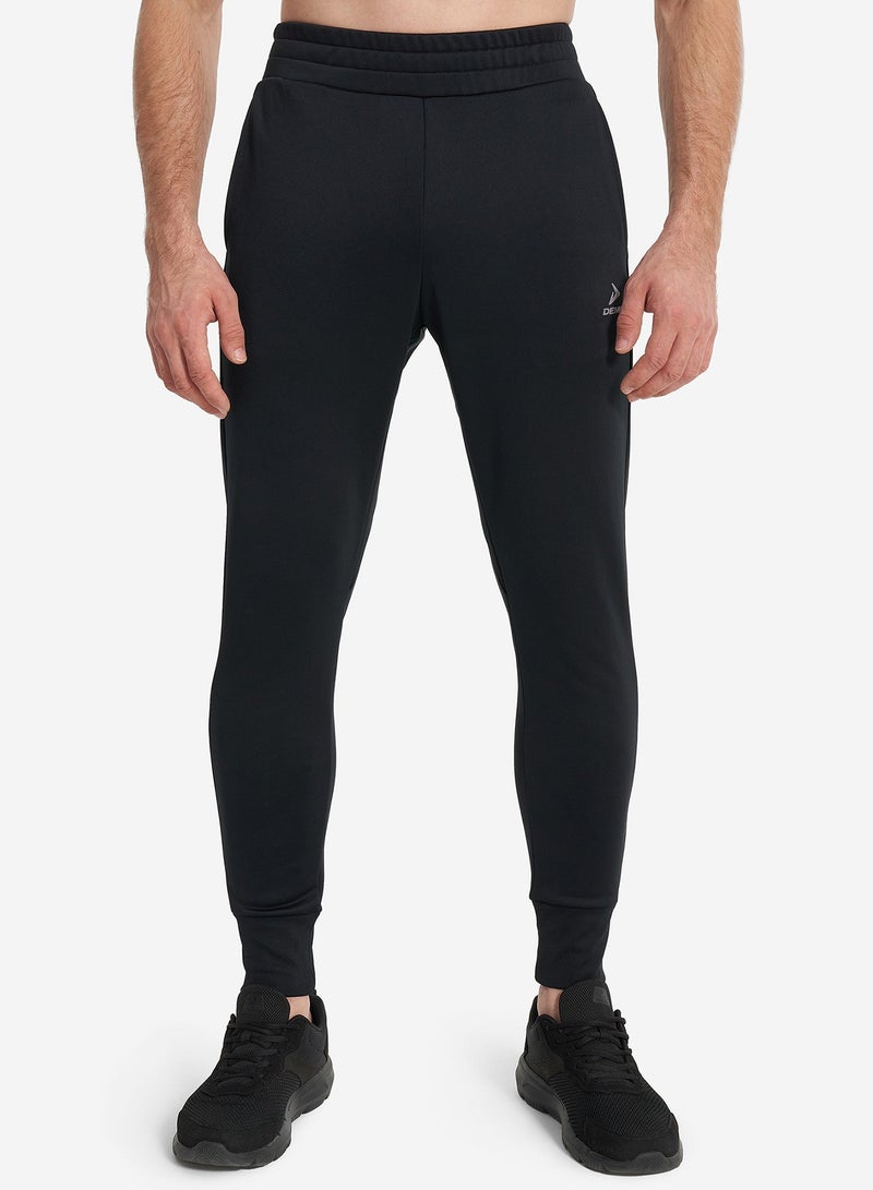 Demix Men's Black Athletic Sport Pants - Moisture-Wicking, Lightweight, Quick-Dry Workout Joggers with for Running, Gym, Training, and Casual Wear - Comfortable, Durable, High-Performance Activewear - Image 1