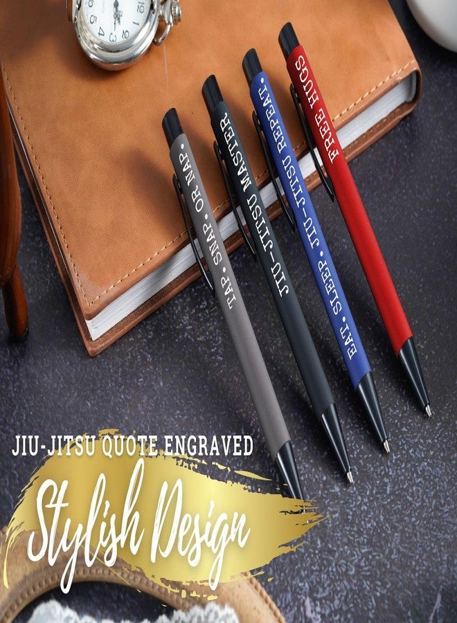 InnoBeta Jiu-jitsu Gifts, Ballpoint Pen Set of 4, Gift Ideas for Jiujitsu Lovers, BJJ Lovers, Jiu jitsu Coach, Instructor, Men, Women - Image 2