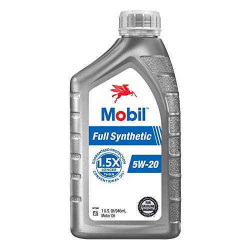 Mobil Full Synthetic Motor Oil 5W20 1 Quart - Image 1